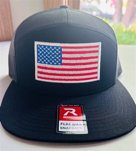 American Flag Hat Etsy