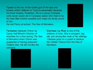 The sea of monsters | PPT