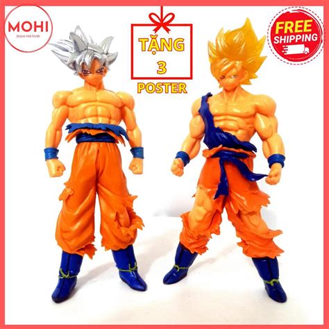 Mô hình Goku Super Saiyan 18 cm NoBox Tặng Poster miễn phí