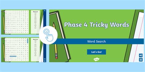 Tricky Words Phase 4 Word Search Twinkl Go Teacher Made