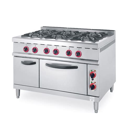 Gas Range 6-Burner with Electric Oven YXZH-TQ-6 – AJE Emporium