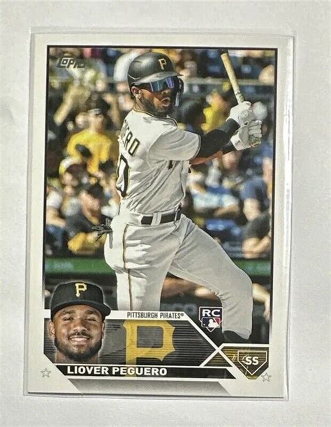 Topps Series Liover Peguero Rookie Card Pittsburgh Pirates