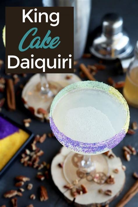 King Cake Daiquiri Cocktail Recipe Cake N Knife Recipe King Cake Daiquiri King Cake Recipe