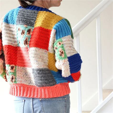 10 Crochet Patchwork Cardigan Patterns To Stay Warm