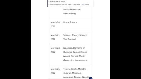 👨‍🎓cbse 10th Class Ki Date Sheet 2term 2o22 Ka Hai 👨‍🎓 Youtube