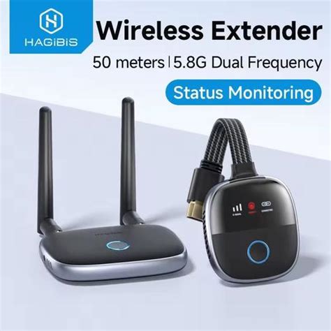 promo hagibis  wireless hdmi transmitter  receiver kit wireless
