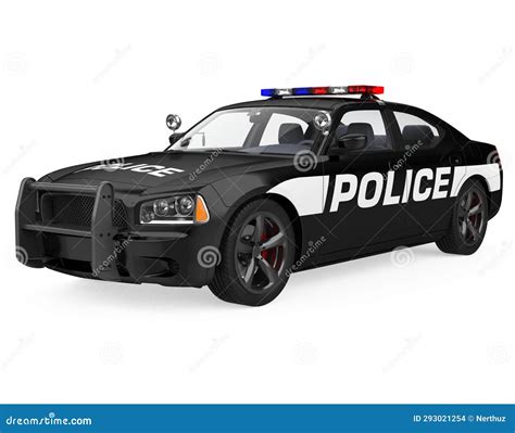 Police Car Isolated Stock Illustration Illustration Of Police 293021254