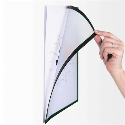 Magnetic File Frame Transparent Pvc Document Display Frame For A4 Size