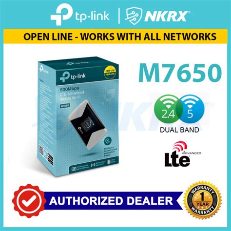 TP Link M7650 600Mbps 4G LTE Advanced Mobile Pocket WiFi Lazada PH