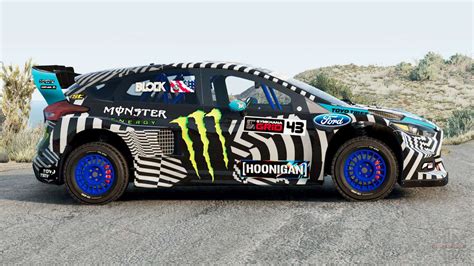 Ford Focus Rs Rx Hoonigan Gymkhana Pour Beamng Drive