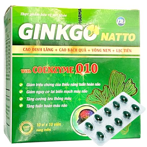 Ginkgo Natto With Coenzym Q Pv H Tr Gi M Nguy C Tai Bi N