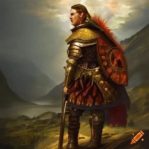 Renaissance Painting Of A Sun Elf Knight In Inca Armor On Craiyon