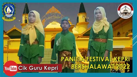 Sd Negeri Bintan Timur Pada Festival Kepri Bershalawat Youtube