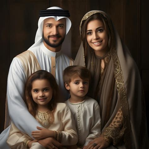 Premium Photo | Saudi Arabia family photo