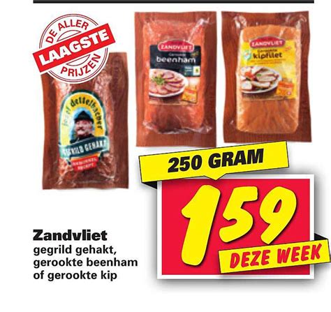 Zandvliet Gegrild Gehakt Gerookte Beenham Of Gerookte Kip Aanbieding