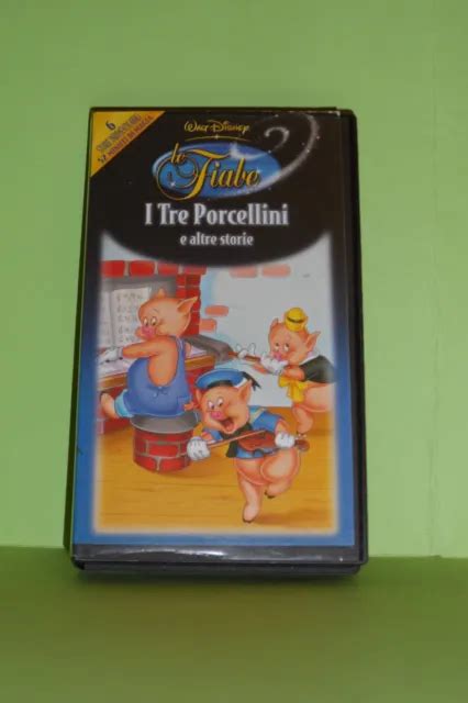 Vhs Film Ita Walt Disney Le Fiabe Vol 5 I Tre Porcellini Altre Storie