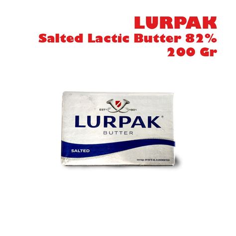 Jual LURPAK Salted Lactic Butter 82 200 Gr Shopee Indonesia