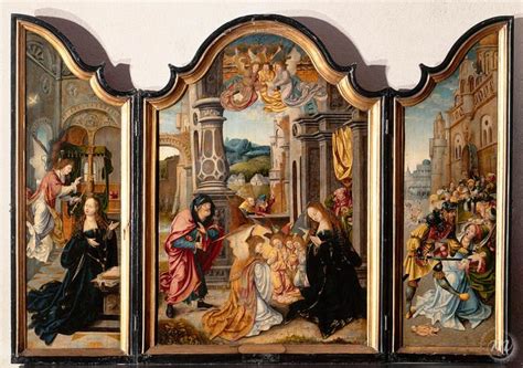 Triptyque De La Nativit Du Christ Moyen Ge Et Renaissance Chefs D