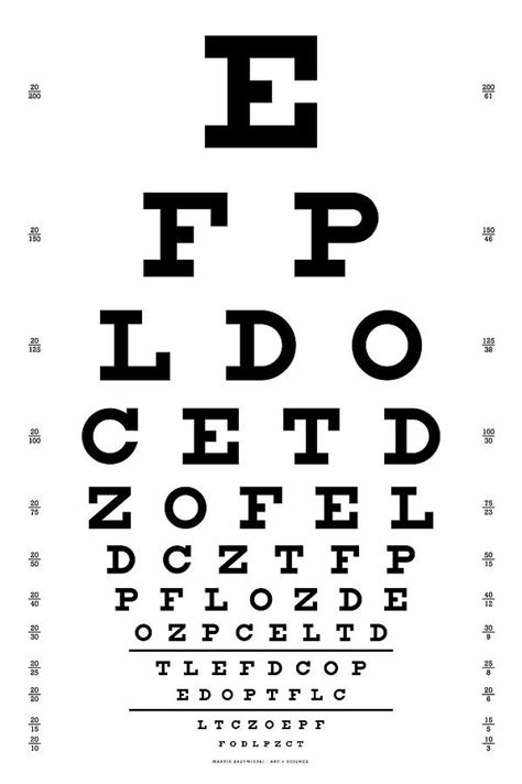 Snellen Chart Printable