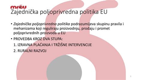 Ppt Program Ruralnog Razvoja Republike Hrvatske