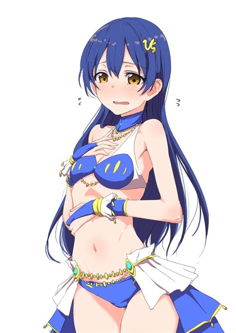 Sonoda Umi Love Live Anime Bikini Umi Love Live Kawaii Anime