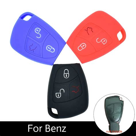 Atobabi Buttons Silicone Car Key Cover Case For Mercedes Benz A Class