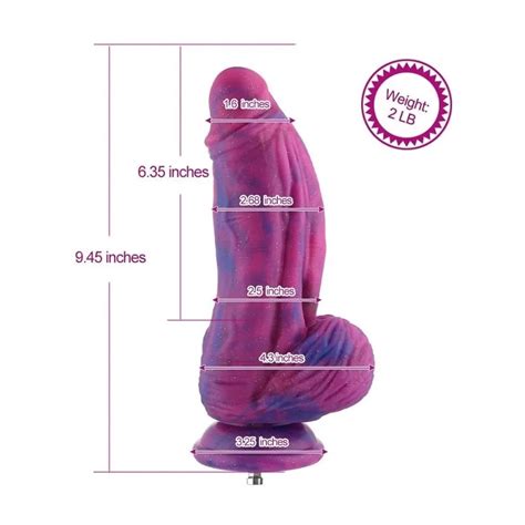 Hismith Huge Slightly Curved Silicone Dildo With Kliclok System