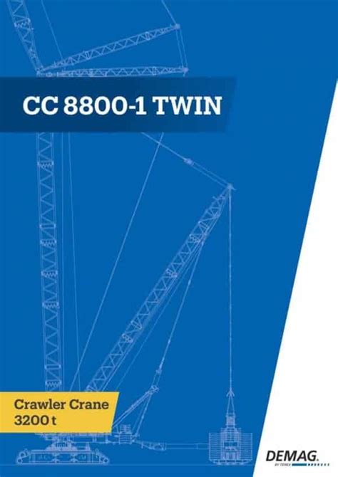 Demag CC8800 1 Twin Load Chart Specification Cranepedia