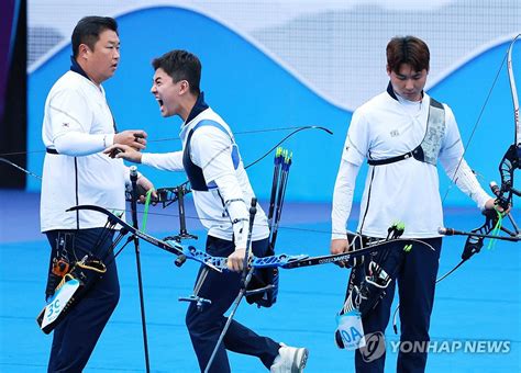 남자 양궁 13년 만에 아시안게임 단체전 금메달 위키트리