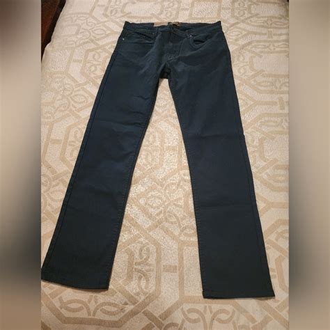 Jachs Pants Jachs New York Mens Traveler Navy Blue Stretch Pants 34x32 Straight Fit New