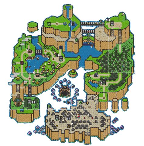 Super Mario World Map Complete 100