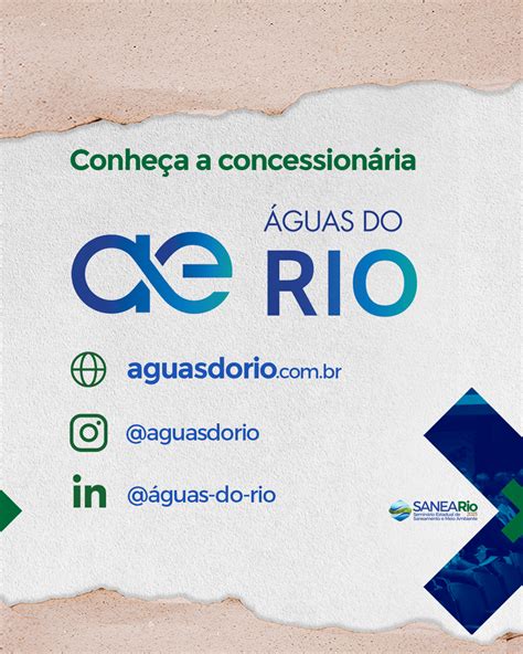 Guas Do Rio Patrocinadora Do Sanea Rio Abes Rio