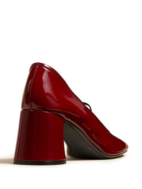 KHAITE The Lorimer 65mm Patent Leather Pumps Farfetch