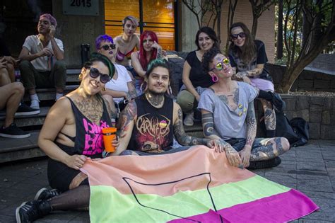 O micro Bloco dxs Freaks na 23ª Parada do Orgulho LGBTQI de São