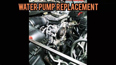 Dodge Ram 1500 Water Pump And Thermostat Replaced Youtube