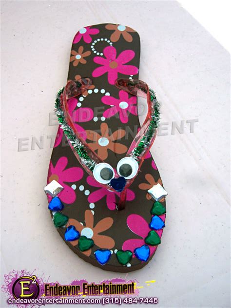 Decorate Flip Flops