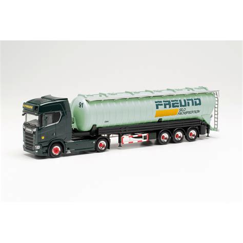 Herpa 315166 Scania CS 20 HD Saugsilo Sattelzug Spedition Freund Maß