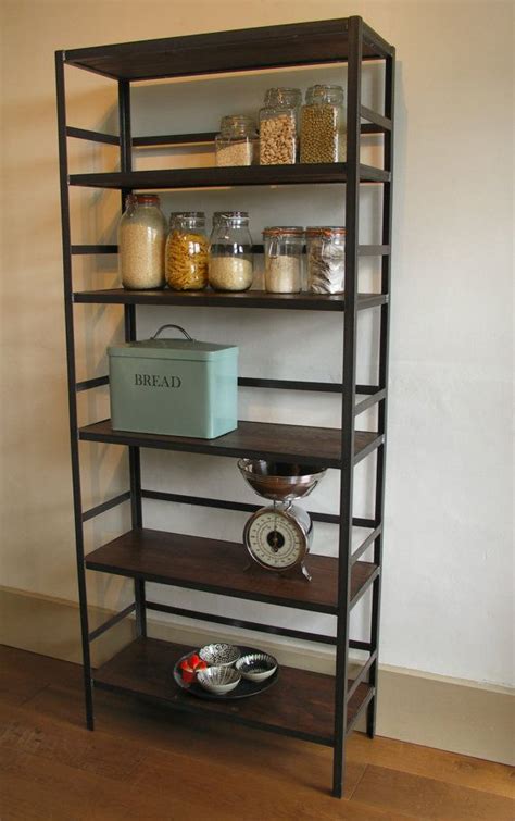 Industrial Style Shelving Unit With Retaining Bar By Ppmwoodshop