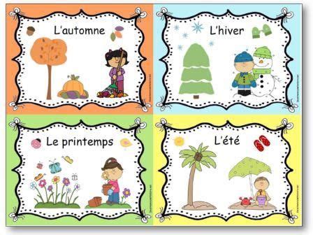 L affichage des 4 saisons en maternelle affichages saisons maternelle ...