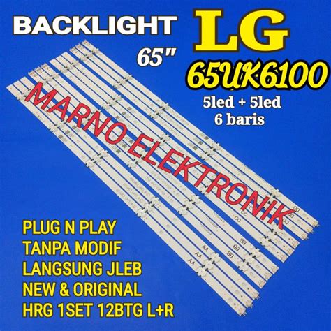 Jual Lampu Bl Backlight Led Tv Lg Inch Uk In K V Shopee