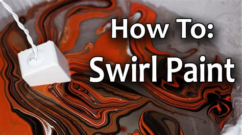 Alright so today I will show you step-by-step on how to swirl paint. Now this is a really cool ...