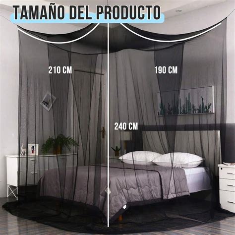 HomeChi Mosquitera para dosel de cama doble a tamaño king Mosquitera