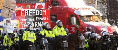 Blockade Wegen Corona Politik Festnahmen Bei R Umung Der Trucker