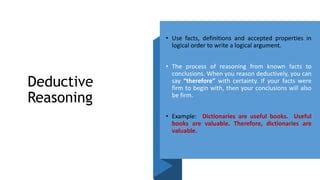 Inductive Vs Deductive Reasoning Pptx