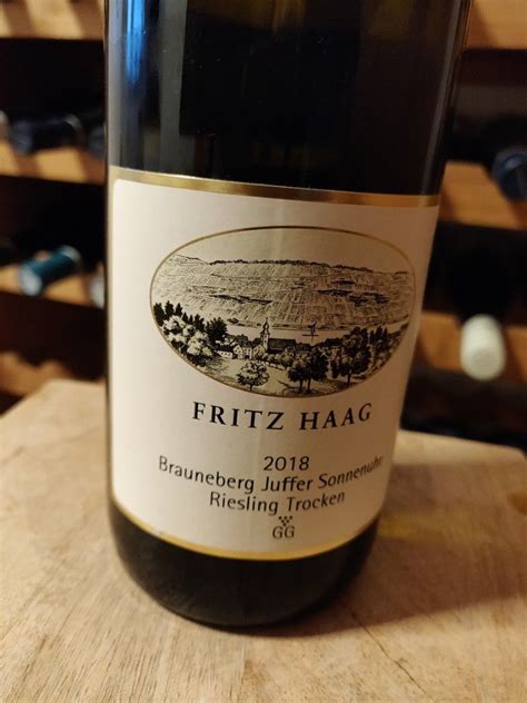 Fritz Haag Brauneberger Juffer Sonnenuhr Riesling Gro Es Gew Chs