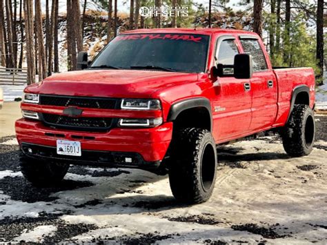 2002 Chevrolet Silverado 2500 Hd With 20x12 51 Vision Rocker And 33 12 5r20 Federal Couragia Mt