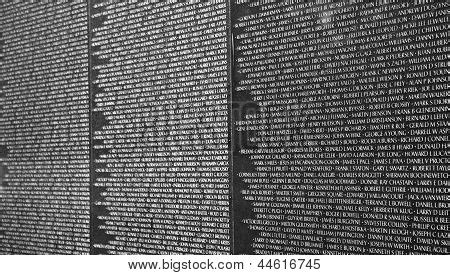 Names Vietnam War Image & Photo (Free Trial) | Bigstock