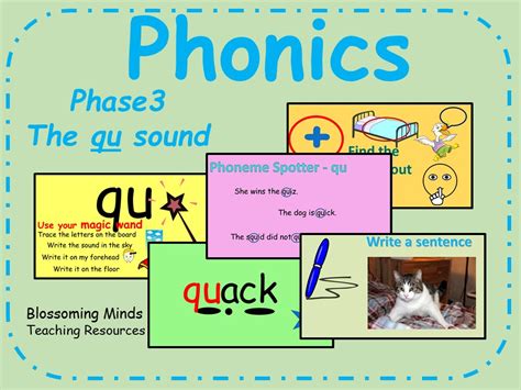 Phase Phonics The Qu Sound Teaching Resources