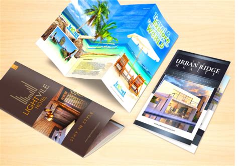 Brochure Printing 128gsm Gloss Brochure Printing Singapore Tri