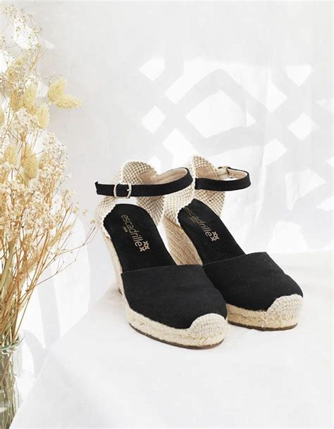 Espadrilles Compens Es Dolce Vita Espadrille Bride Noire Espadrilles